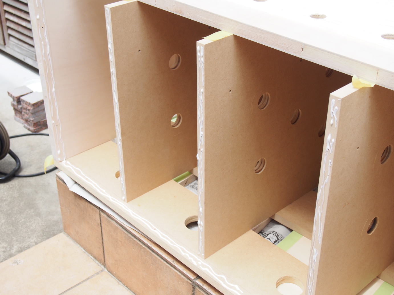 3. Assembling with adhesive