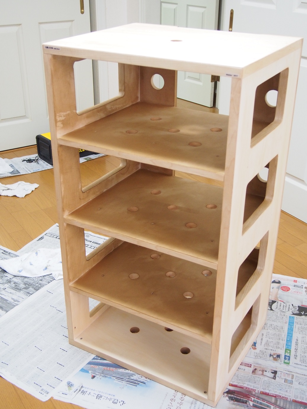 8. Finished rack