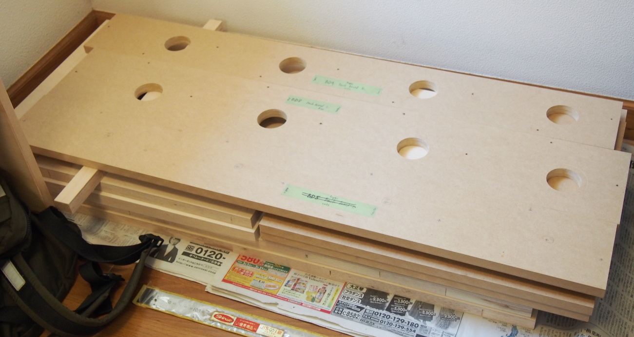 4. Wood parts completed