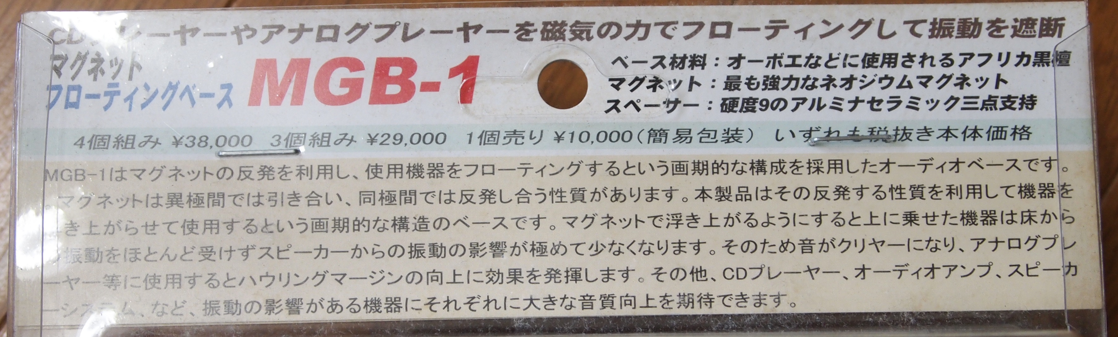 Instruction of MGB-1