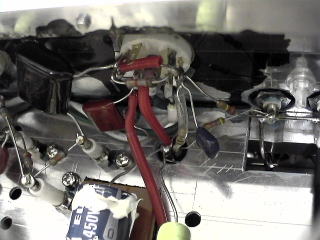 Wiring of top stage