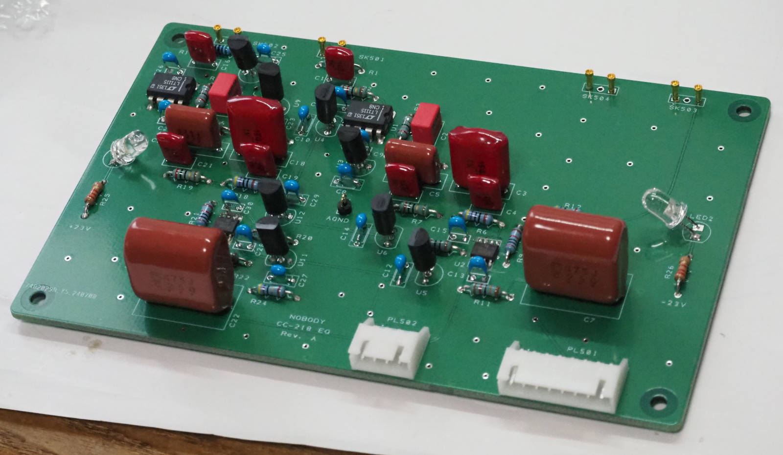 CC-218 EQ assembled - Top