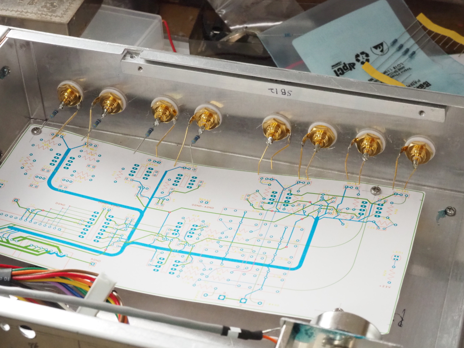 CC-218 under assembly - RCA jacks