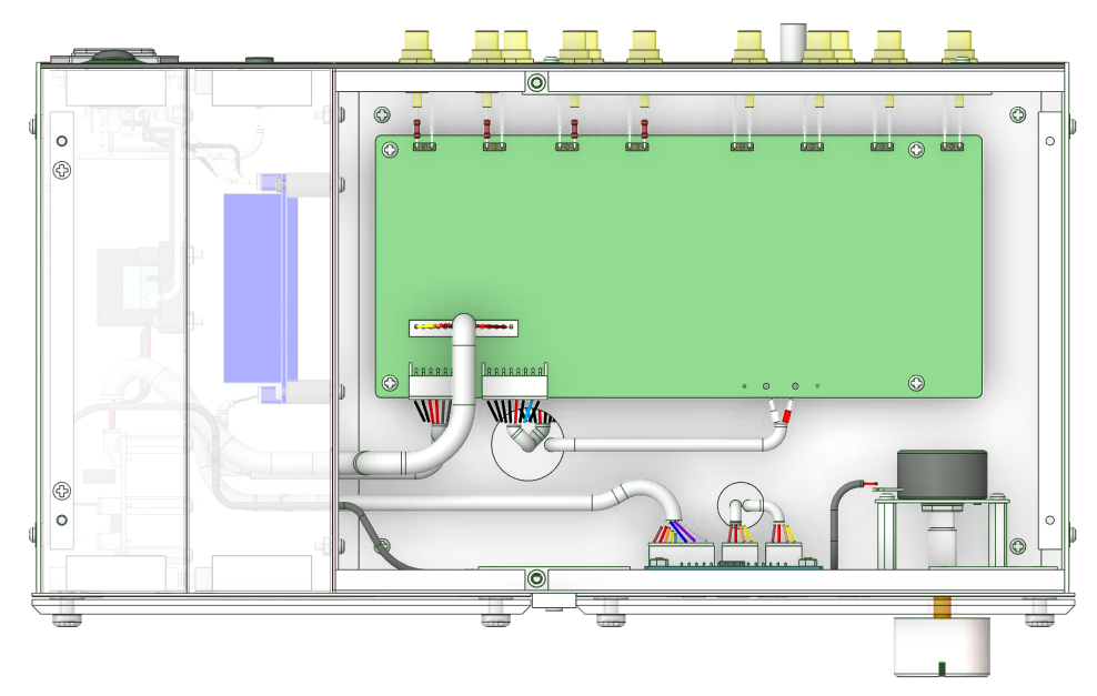 Layout and wiring in CH1 AMP_VOL