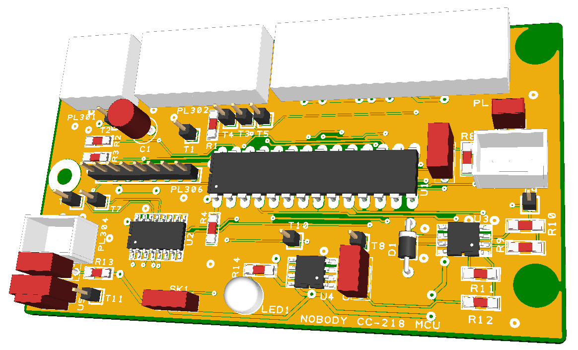 CC-218 MCU 3D image - Top