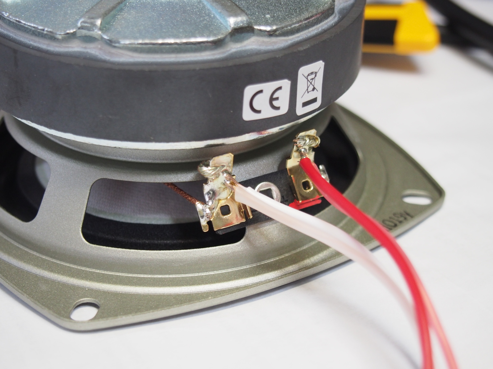 Cable soldered to FF105WK