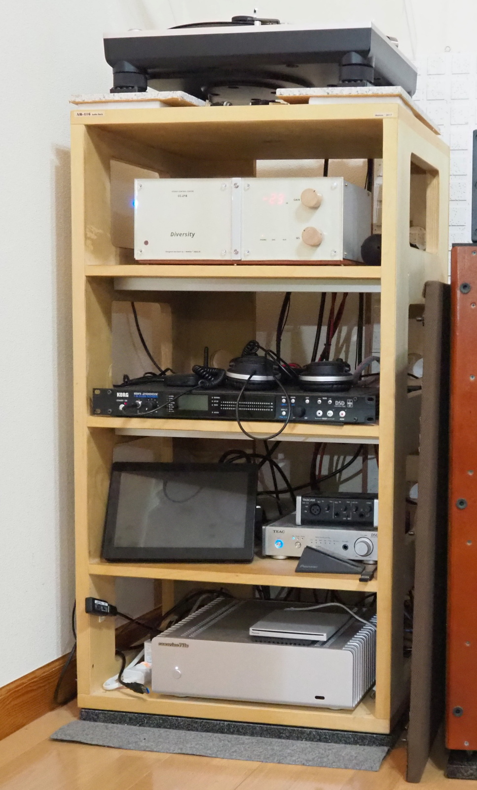 Gaudi Rev.2.3 -- Audio rack AR-416