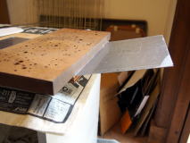 Cutting aluminum panel w/ cutter (2)