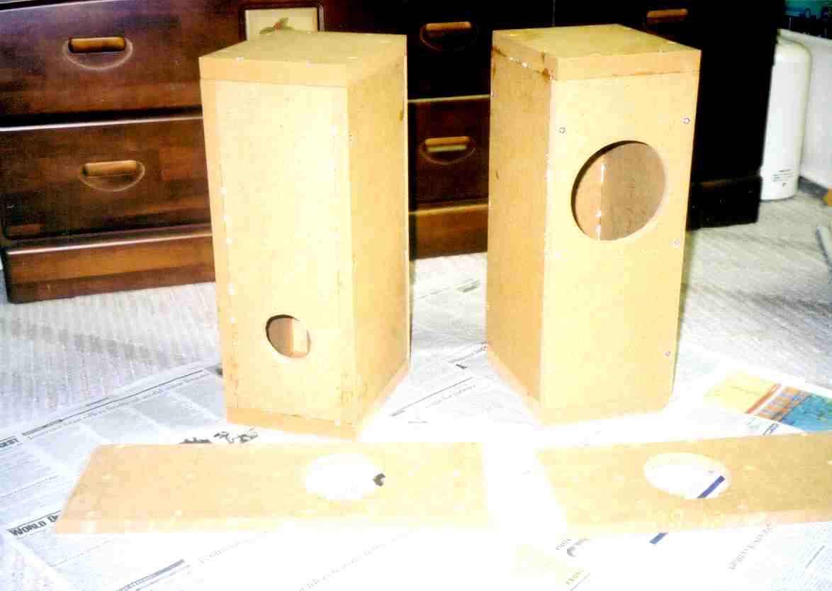 Midrange box without sub-baffle