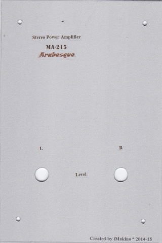 Front face panel