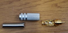 Parts of new RCA plug