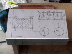 Chassis of PSU with markoff