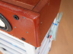 Sub-baffle with round edges