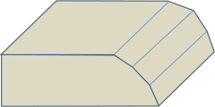 Edge planed with chamfer planer