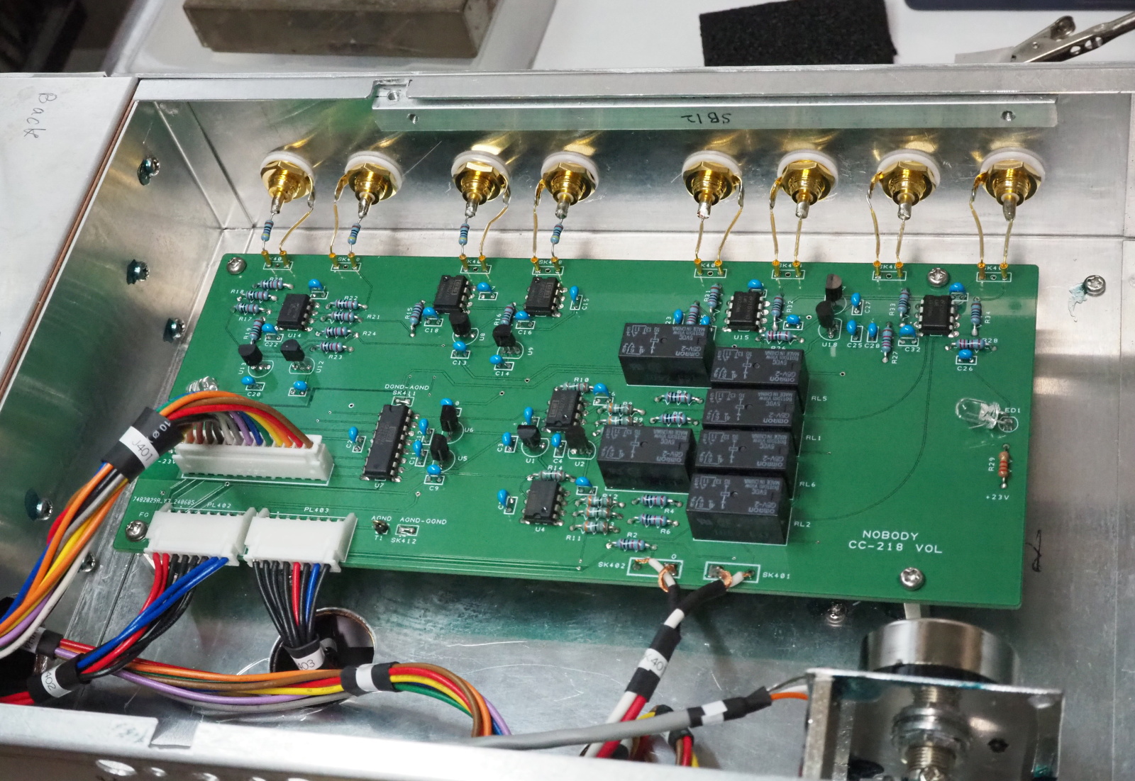 CC-218 under assembly - CH1 VOL