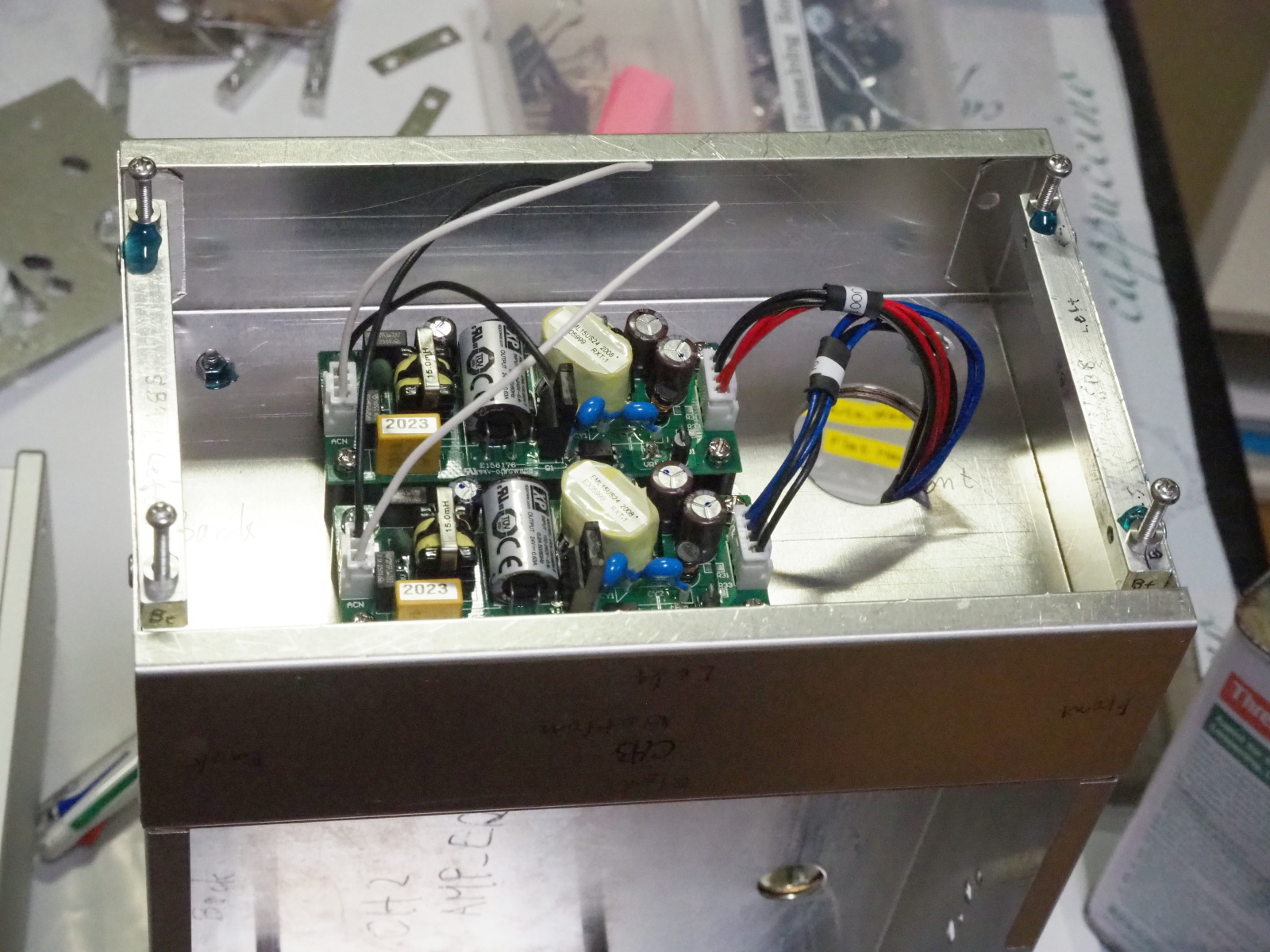 CC-218 under assembly - CH3 PSU