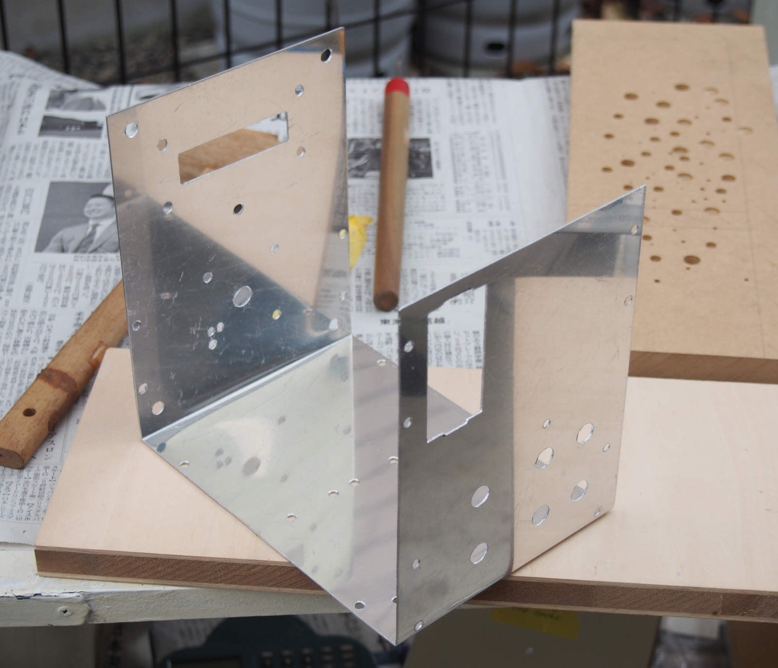 Chassis bent at right angle